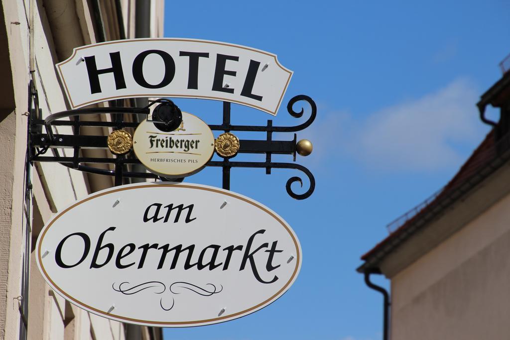 Hotel Am Obermarkt Freiberg Exterior foto